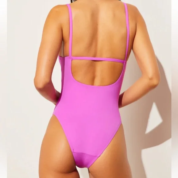 Negative Underwear Swim Straight Neck One-Piece - Picture 2 of 6